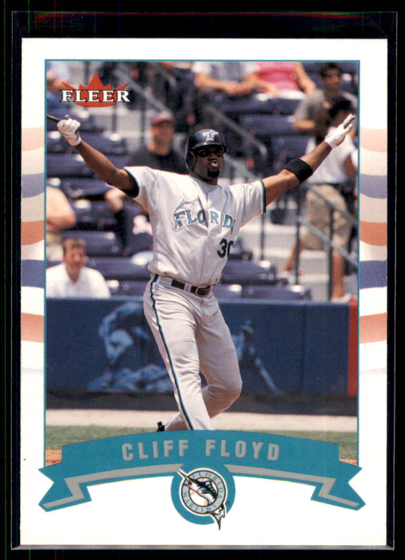 2002 Fleer Cliff Floyd #116 Florida Marlins