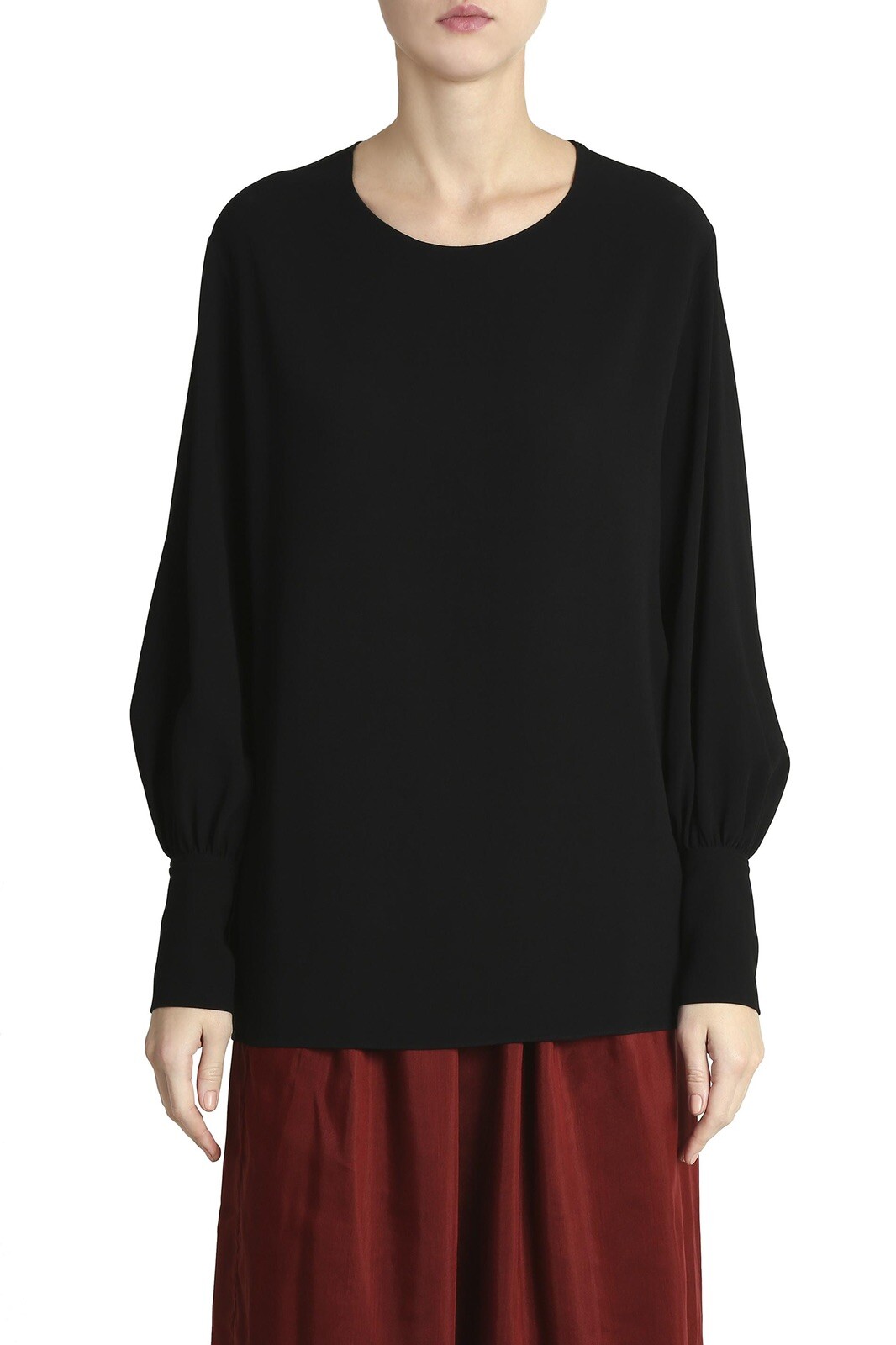 FILA Camicia Mireu nera nuova con etichette originale The Row M $1150