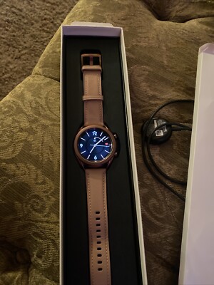 Open Box Samsung Galaxy Watch3 BT 41 Mm .. Pink/gold