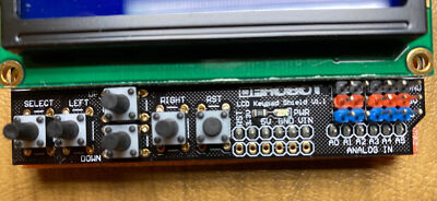 DFROBOT 1602 LCD Keypad Shield For Arduino DFR0009 NIB | eBay