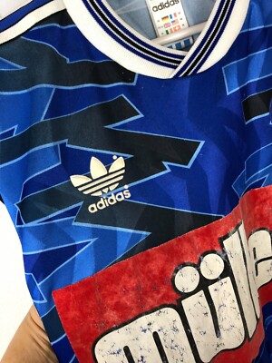 FC Schalke 04 Home football shirt 1993 Soccer Adidas Jersey Mens