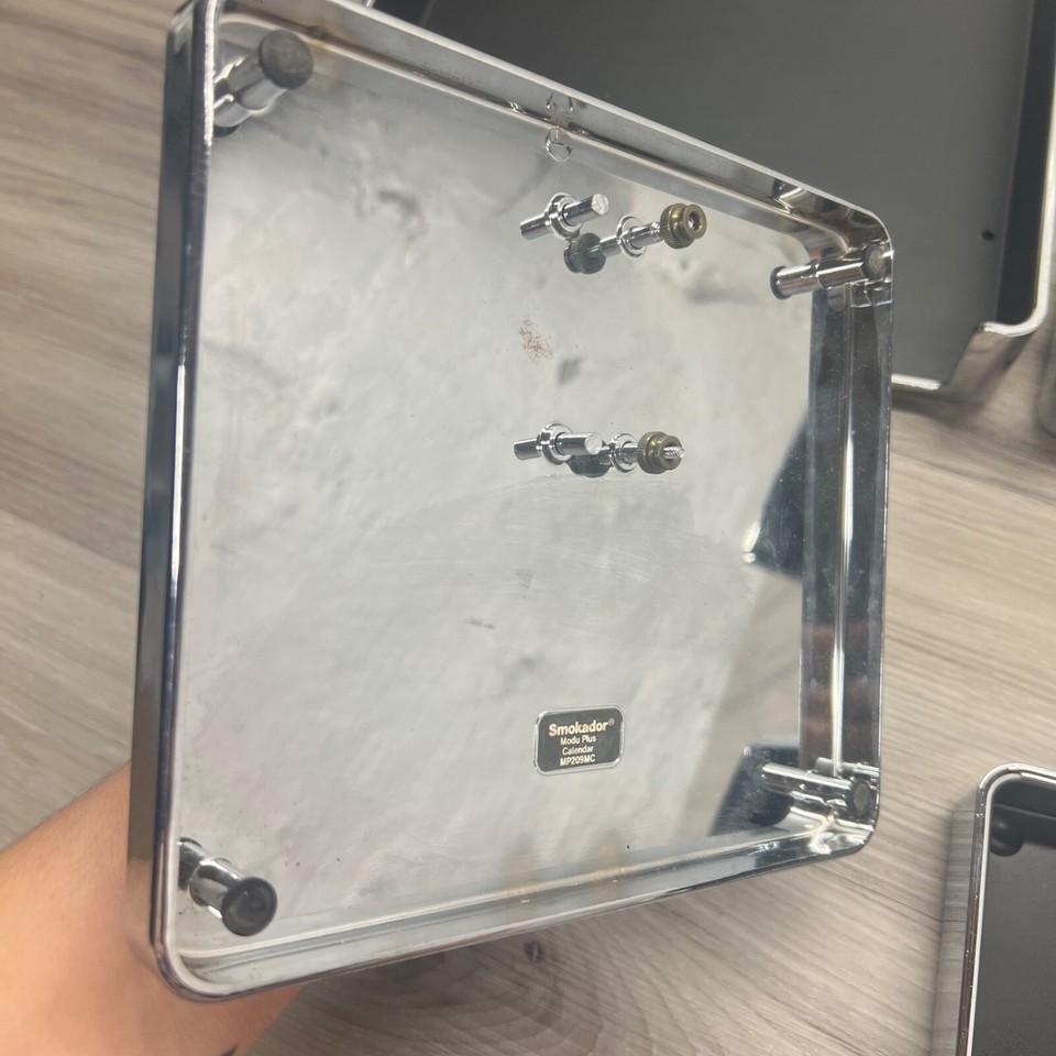 Vintage Smokador Knoll Office Furniture Desk Double Tray Paper Letter