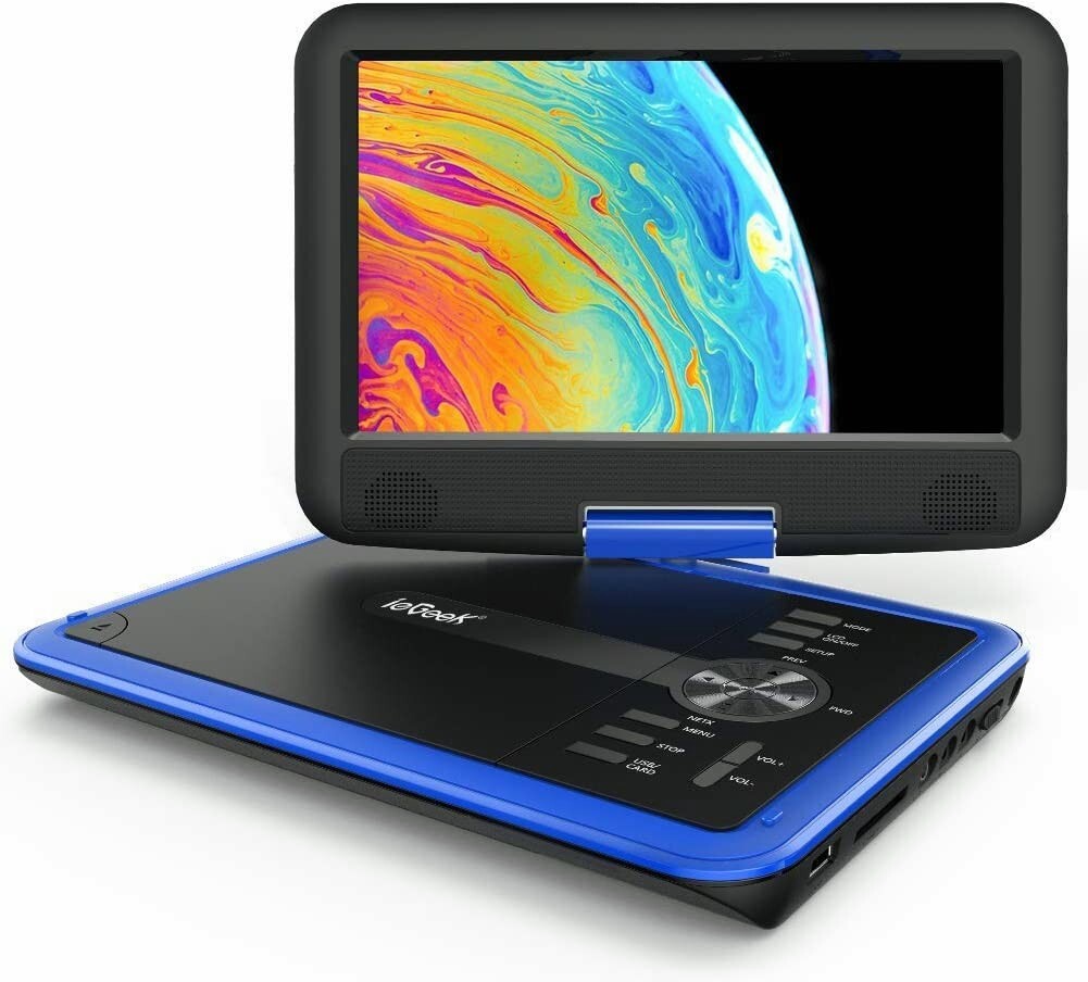 With 9" Hd Swivel Screen Region Free Remote Control