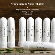 Aromatherapy Nasal Inhalers, Anti-Anxiety, Sleep Aid, Migraine, Nausea Relief