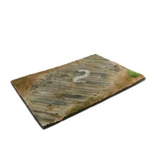 Vallejo Scenics Bases Miniatures 1/35 Wooden Airfield Diorama Base Unpainted