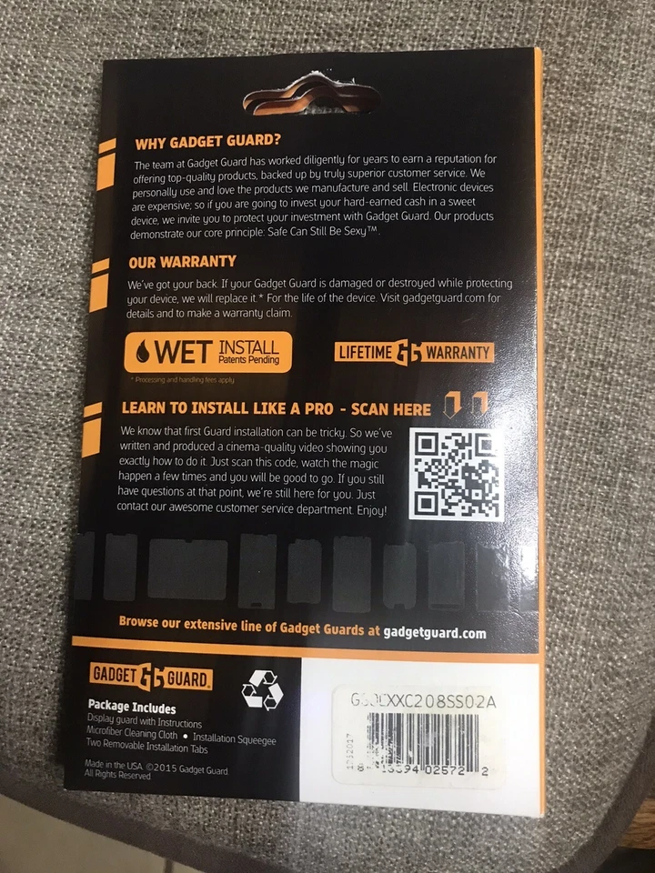 Protector de Pantalla Gadget HD FILM para Samsung Galaxy S8 Edición Original Nuevo Foto 2 de 3