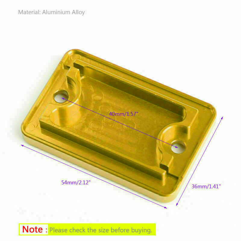 2x Gold FRONT Brake Fluid Reservoir Cap Fit HONDA PCX125/150 2018 125