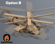 Warrior VTOL Helicopter Vehicle MWO Mech Miniature Compatible with Battletech