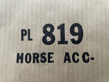  28 Vintage MARX PLAYSET Paper Bag only HORSE ACC. PL-819 new old stock NOS