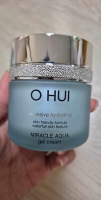 O hui Miracle Aqua Gel Cream 50ml Intensive Hydrating Skin Friendly O HUI