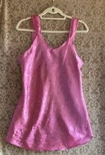 Women's Pink Nightie Nightgown Lingerie Size Med has some pulls in fabric 