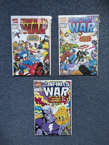 MARVEL COMICS INFINITY WAR #1-6 STARLIN THANOS WARLOCK GALACTUS FULL SET - Picture 2 of 2