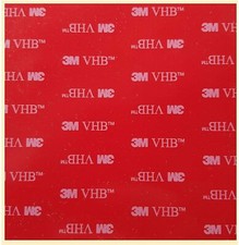 3M VHB 4910 Clear Double-Sided Adhesive Foam Tape 100mm x 100mm E