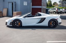 Cars mclaren 650 spider Desk Mat Stitched