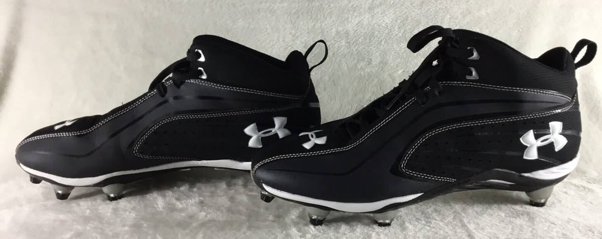 Under Armour Armourbound Football Cleats Mens 12 Black 1215733-001