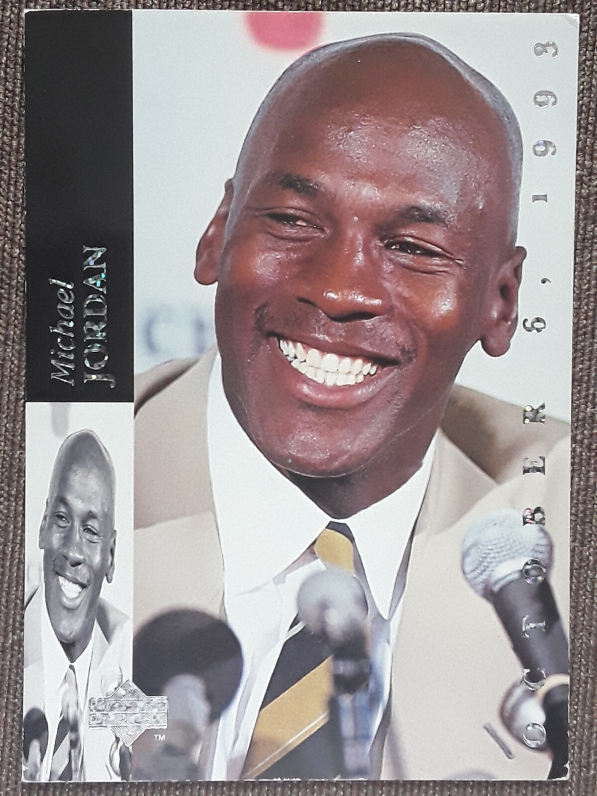 1993 Upper Deck SE Michael Jordan Retirement Basketball Card #MJR1 Bulls HOF