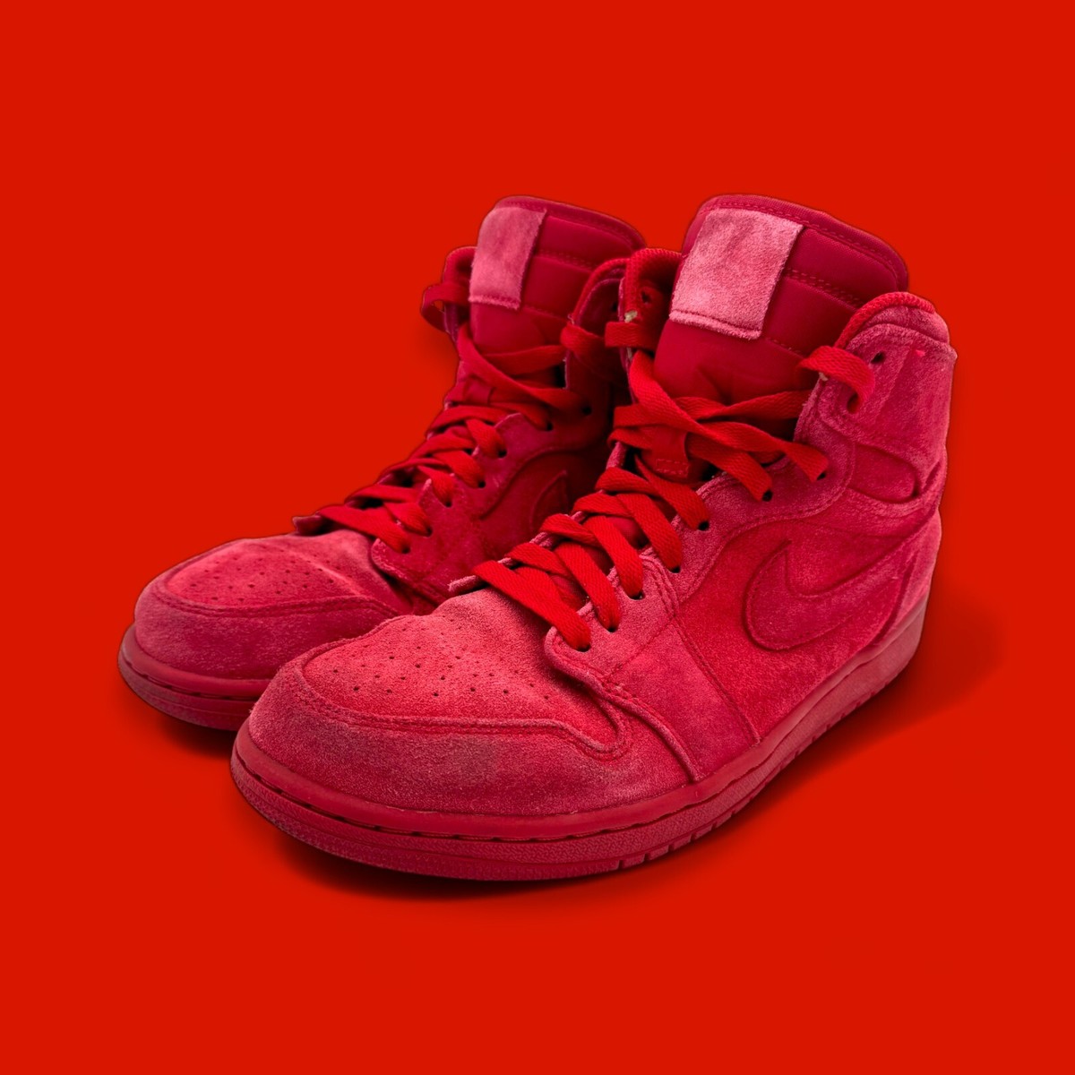Size 9 - 2017 Jordan 1 Retro High 'Red Suede' - Mens | eBay Size 9 - 2017 Jordan 1 Retro High 'Red Suede' - Mens | eBay
