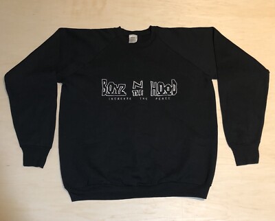 Vintage 90s BOYZ N THE HOOD Sweatshirt Hip Hop 1991 Columbia Pictures Industies
