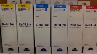 6 X C,M,Y Nachfüll Tinten für EPSON Ecotank ET2720 ET2810 ET2811 ET2826 ET4810