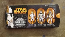 star wars  evolutions clone to stormtrooper set yellow accents  *lower price*