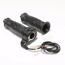 2 Pairs 12/24/36/48V Electric Scooter Bike Twist Throttle Hand Grips Handlebar