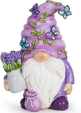 Lavender Dream Gnome - Purple Fragrance Wonderland Journey Spring Swedish Tom...