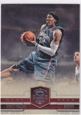 Panini NBA First Year Court Kings 2009-10 No. 91 Gerald Wallace Silver 64/99