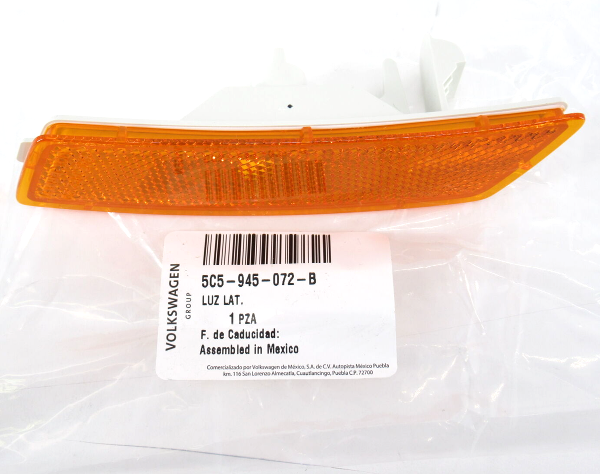 Genuine OEM VW 5C5-945-072-B Passenger RH Front Side Marker Lamp