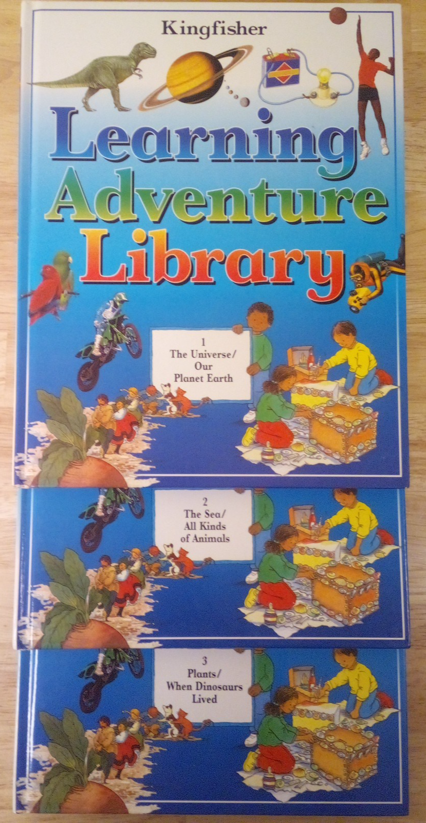 Lot of 3 Kingfisher Learning Adventure Library Books 1-3 Hardcover Set
