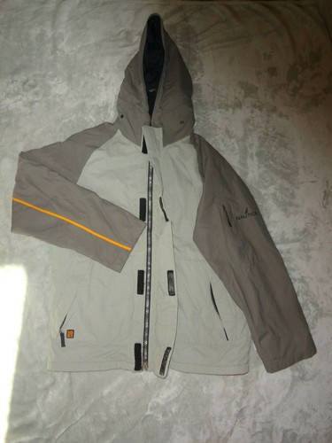 Mens Nautica Jacket Hooded Fleece Lined 