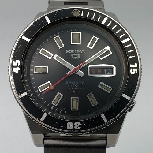 Rare!! Vintage 1968 Seiko 5 Sports 5126-8080 Automatic 23 Jewels Serviced #1845 - Picture 2 of 14