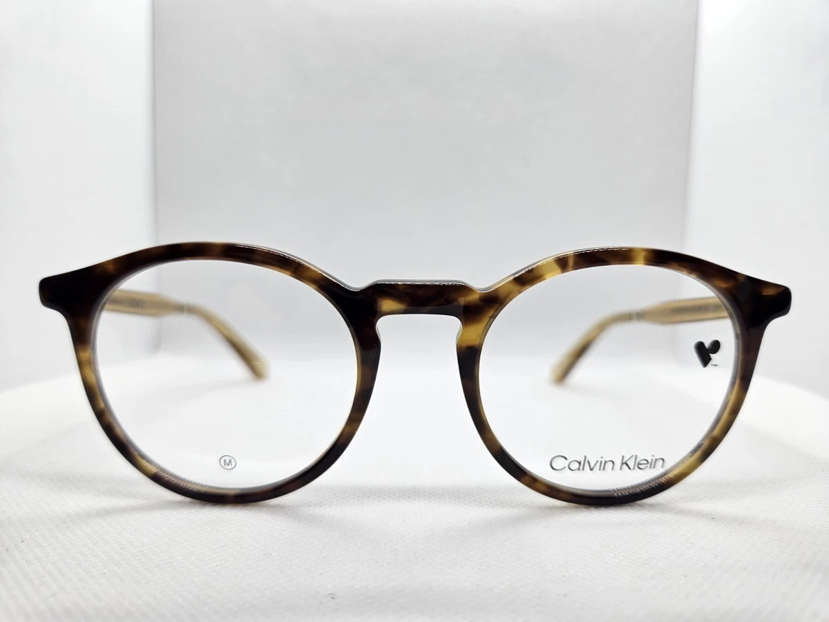 Calvin Klein Ckj23629 406 Blue/Brown Tortoise Authentic Eyeglasses 48-20-145 Calvin Klein Round Eyeglass Frames for sale | eBay main image 4