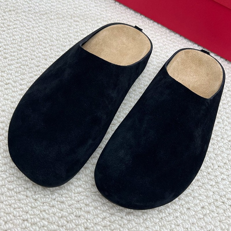 FILA Mezze ciabatte donna THE ROW nuove mezza strappo Muller pelle suola morbida