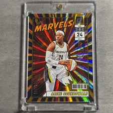 2025 Panini Donruss WNBA Arike Ogunbowale 21 Net Marvels Orange Lazer Laser /399