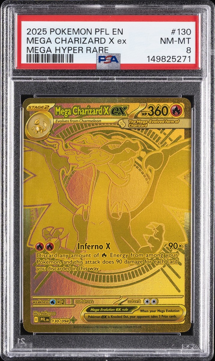 2025 POKEMON PFL EN-PHANTASMAL FLAMES MEGA HYPER RARE MEGA