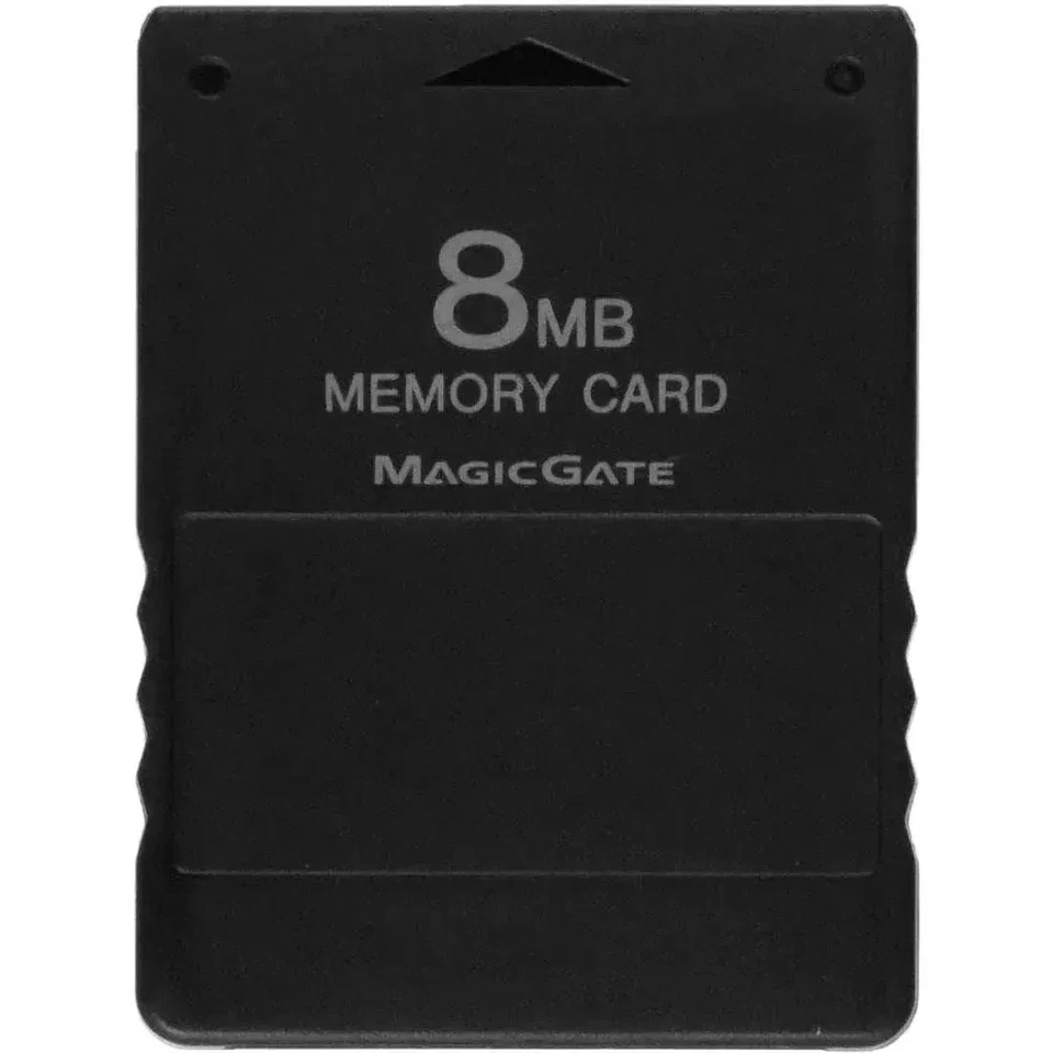 PlayStation 2 - Black Memory Card (8MB) - Old Skool - Image 2 of 2