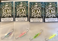 (4ct)Grand Slam Fishing Company 3/8 Oz Elk Rapids Sandkicker Jig Assortment #3