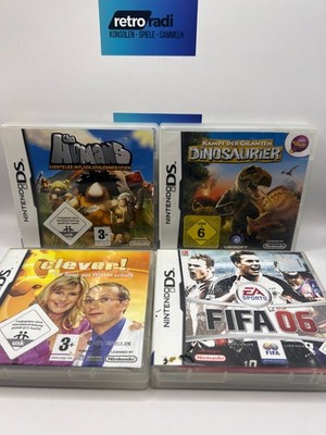 The Humans + Dinosaurier + FIFA 06 + Clever! - Nintendo DS, 3DS, 2DS