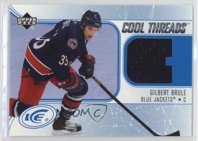 2005-06 Upper Deck Ice Cool Threads Gilbert Brule #CT-GB Rookie RC 8tn