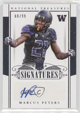 2015 National Treasures College Rookie Signatures 68/99 Marcus Peters Auto 2s9