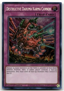 Destructive Daruma Karma Cannon - RA04-EN103 - Secret Rare - Quarter Century Stampede