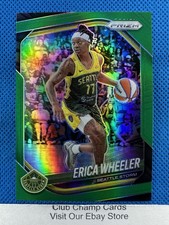 2025 #125 Erica Wheeler Panini Prizm WNBA Green Prizm Storm