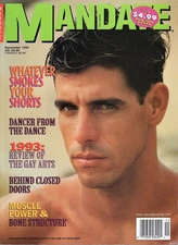 rare MANDATE vintage gay magazine november 1993