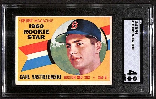 1960 Topps #148 Carl Yastrzemski HOF RS RC SGC 4 VGEX C98371