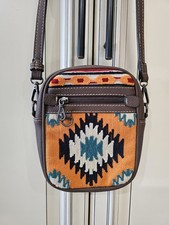 American Bling Western Theme Handbag Purse With Shoulder Strap