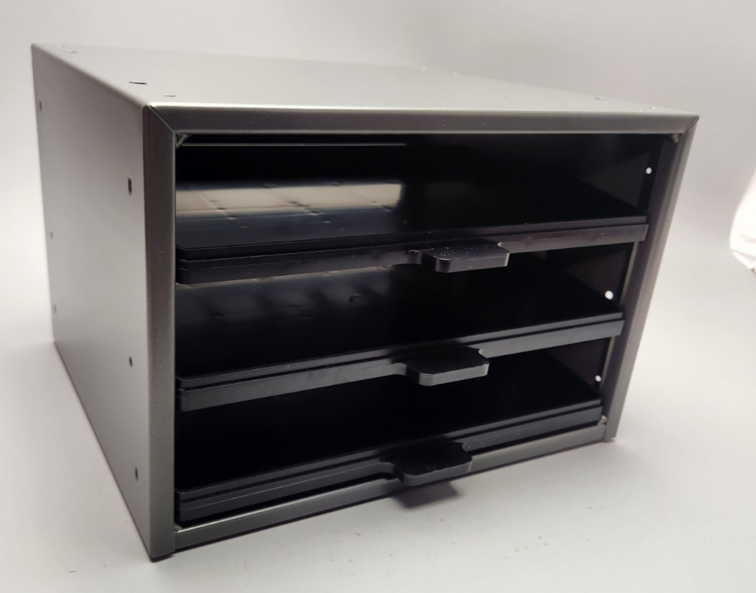 NOS Hillman Hardware/Small Parts Storage Organizer 3 Drawer 12X8X10