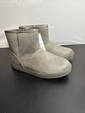 Cat  Jack Holland Girls Glitter Gray Boots Size 3
