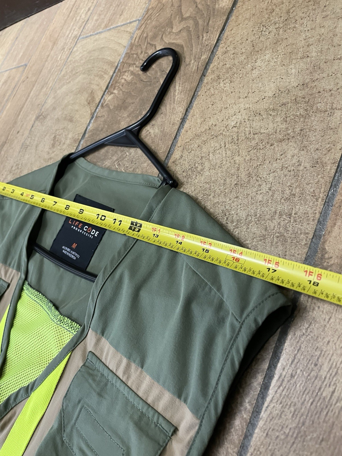 Life Code green utility vest with multiple pocket… - image 4