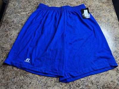 Vintage Y2K Russell Athletic Shorts Men s Large Blue  Workout  Drawstring NWT
