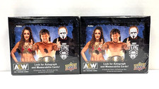 2021 Upper Deck All Elite AEW Wrestling Factory Sealed Hobby Box Lot of 2